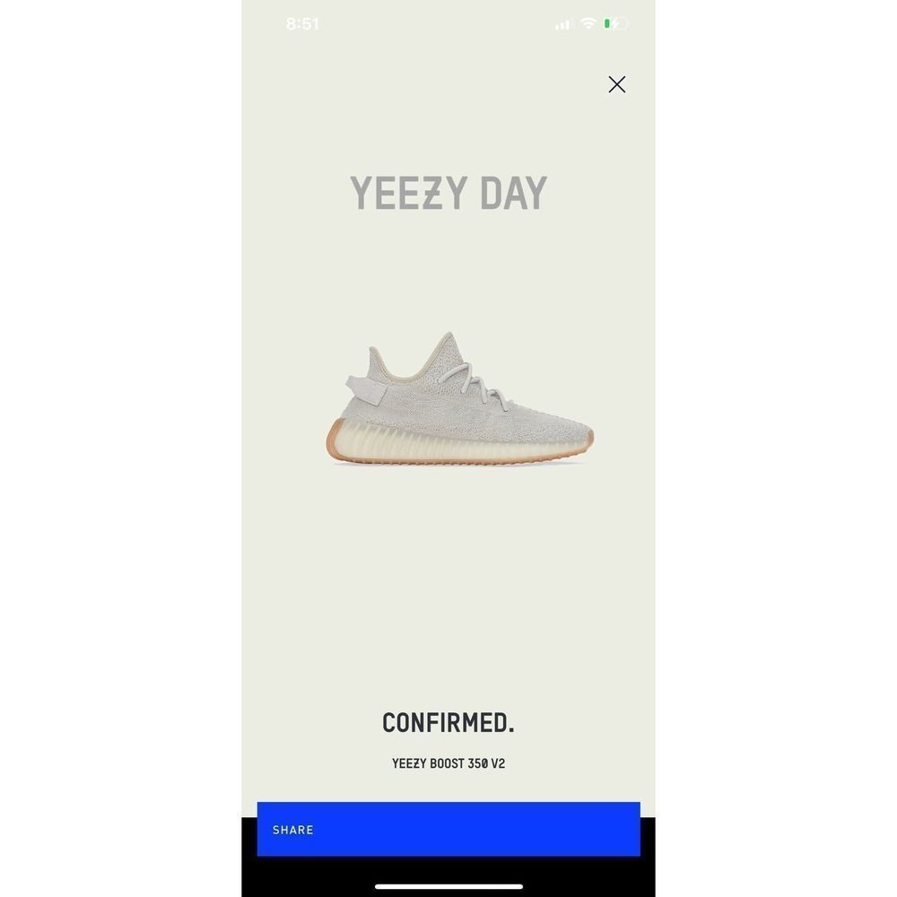 NWT Yeezy Adidas Boost 350 V2 - Sesame